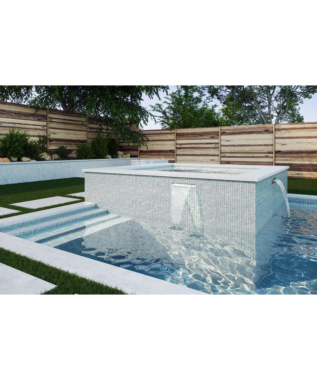 straight set lava glass 1x1 pool tile burning ice