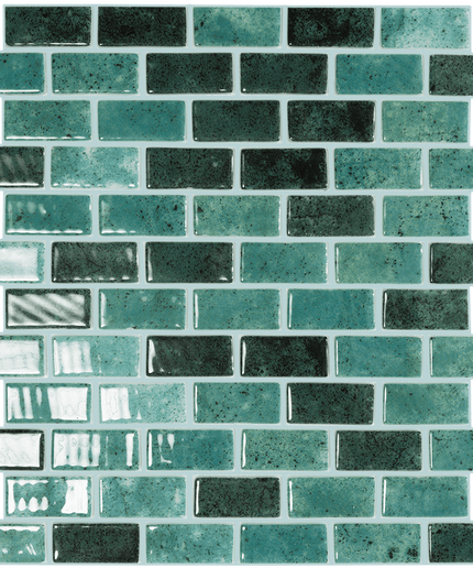 Nature Brick Glass Mosaic Tile 1X2