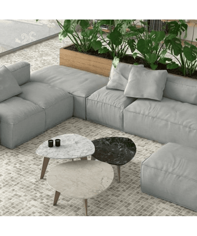 nature matte squares glass mosaic tile 