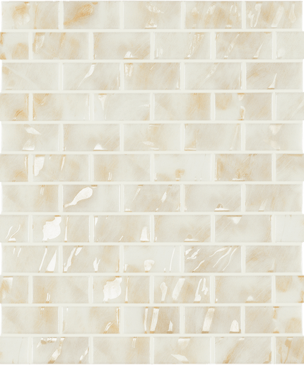 Oasis Brick Glass Mosaic Tile 1X2