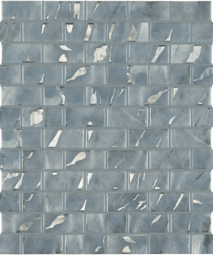 Oasis Brick Glass Mosaic Tile 1X2