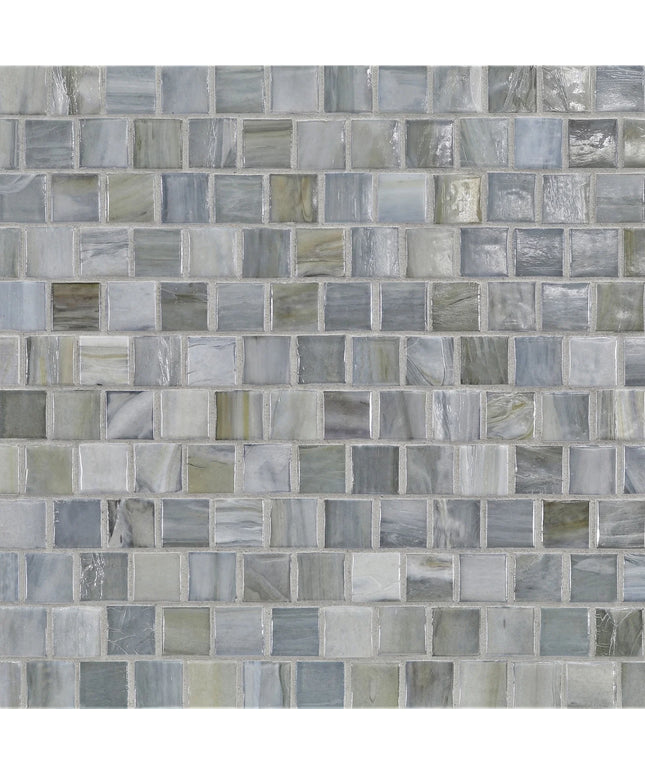 Pattern of square tiles in various shades of gray