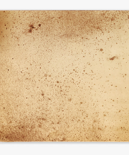 A square art print or canvas featuring a textured, vintage-style brown and beige speckled background, shown against a clean white backdrop.