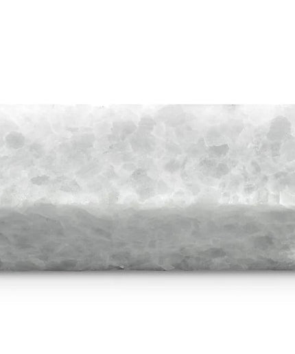 rice white honed tile trims
