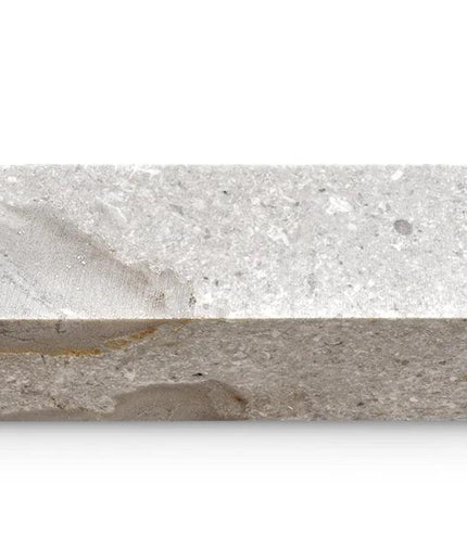 volcano grey honed tile trims