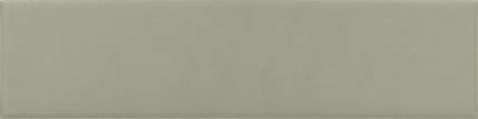 A rectangular ceramic tile in a muted sage green color, shown flat against a matching background.