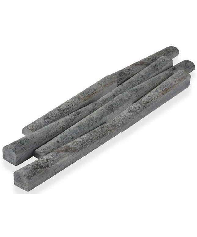 crescent mini profile dimensional wall tile honed 