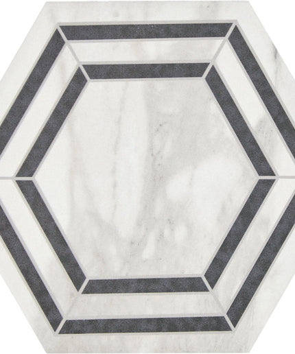 hexagon 8x8 bridal wall tile