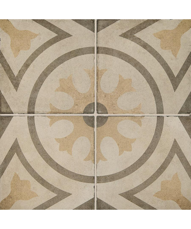 Quartetto Warm Glazed Porcelain Tile 8x8