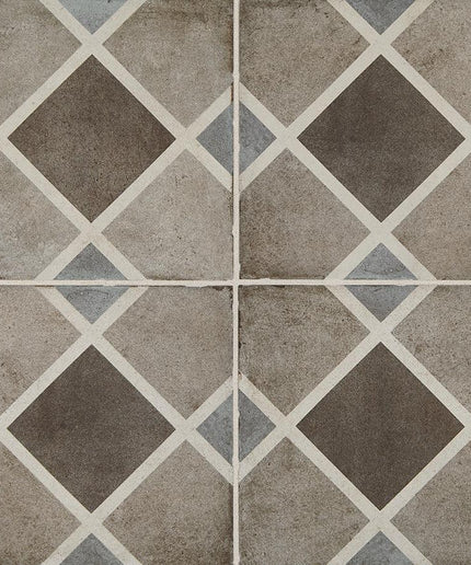 Quartetto Cool Glazed Porcelain Tile 8x8