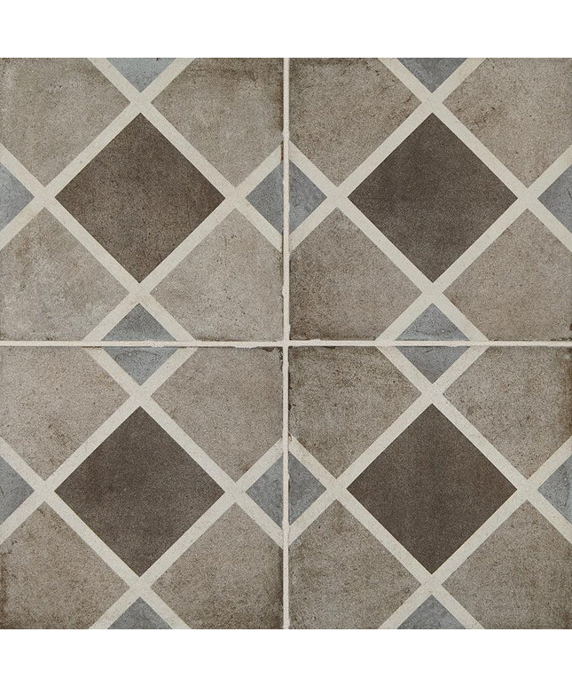 Quartetto Cool Glazed Porcelain Tile 8x8