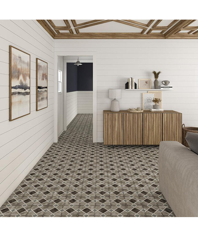 Quartetto Cool Glazed Porcelain Tile 8x8