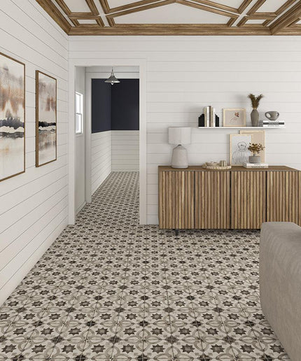 Quartetto Cool Glazed Porcelain Tile 8x8