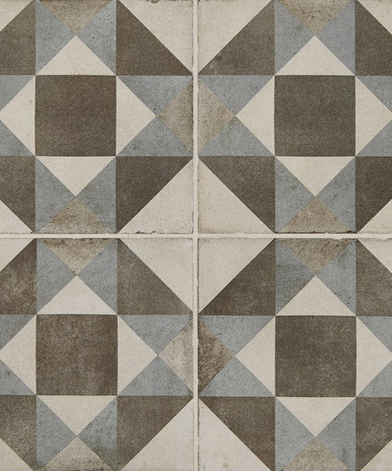 Quartetto Cool Glazed Porcelain Tile 8x8