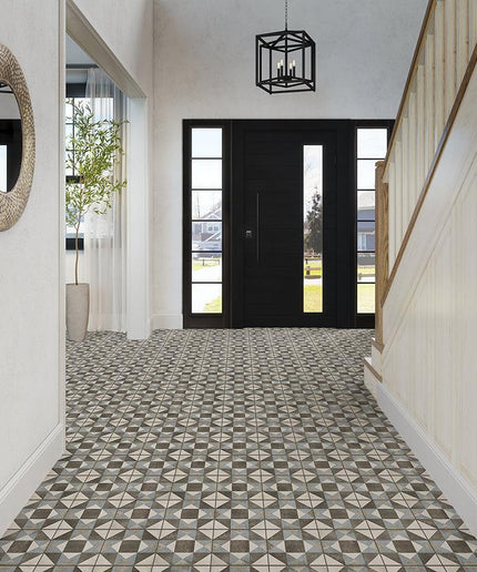 Quartetto Cool Glazed Porcelain Tile 8x8