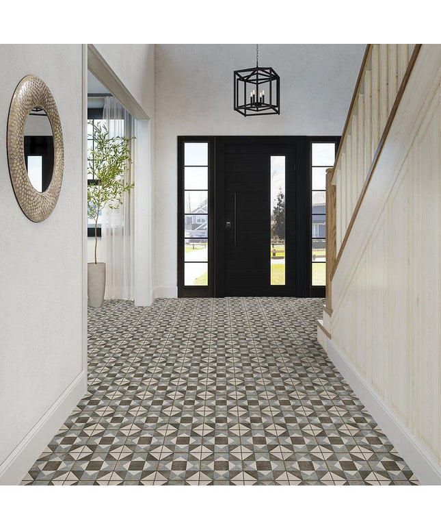 Quartetto Cool Glazed Porcelain Tile 8x8