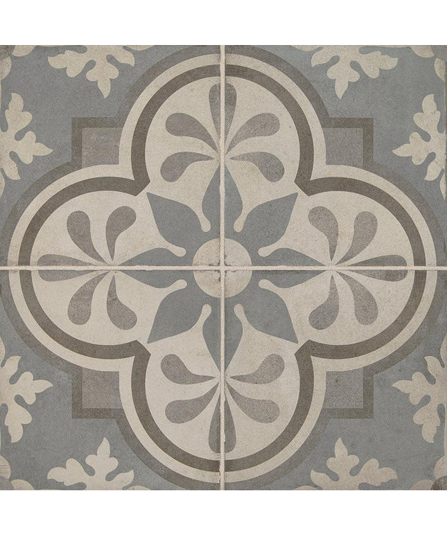 Quartetto Cool Glazed Porcelain Tile 8x8