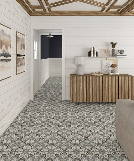 Quartetto Cool Glazed Porcelain Tile 8x8