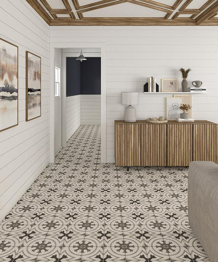 Quartetto Cool Glazed Porcelain Tile 8x8