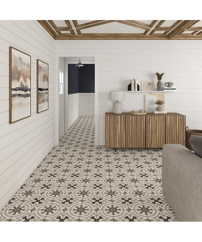 Quartetto Cool Glazed Porcelain Tile 8x8
