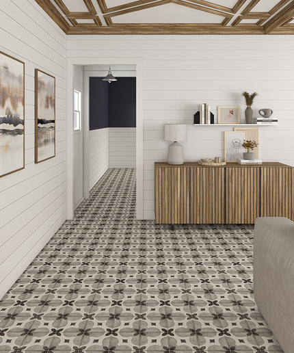 Quartetto Cool Glazed Porcelain Tile 8x8