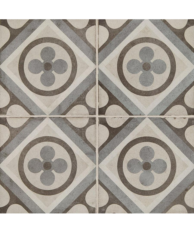 Quartetto Cool Glazed Porcelain Tile 8x8