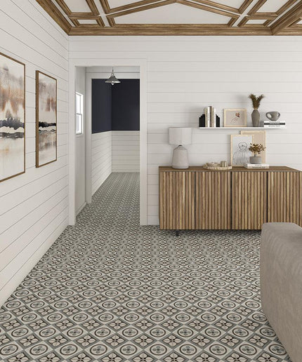 Quartetto Cool Glazed Porcelain Tile 8x8