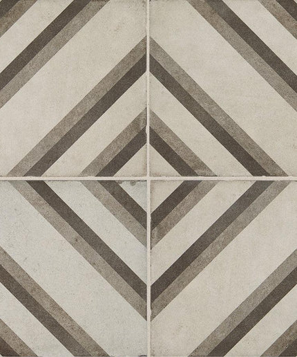 Quartetto Cool Glazed Porcelain Tile 8x8