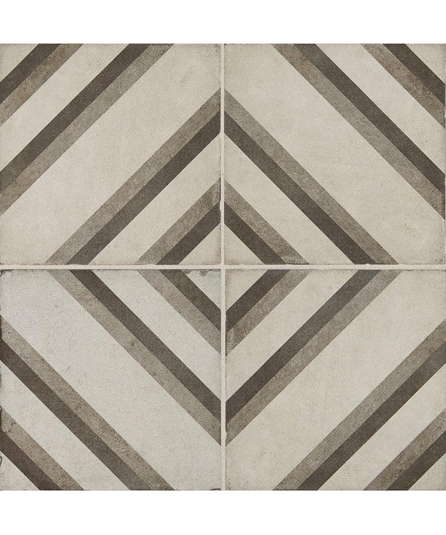 Quartetto Cool Glazed Porcelain Tile 8x8