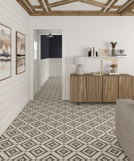 Quartetto Cool Glazed Porcelain Tile 8x8