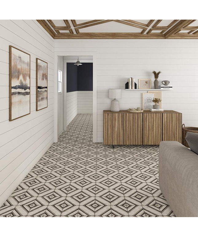 Quartetto Cool Glazed Porcelain Tile 8x8