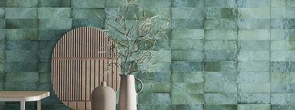 DYROY-green-2x8-subway-tile-walls