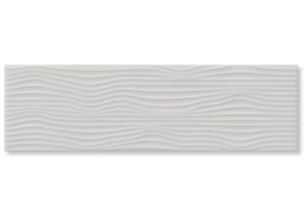 ebb and flow ceramic tile gloss 3 5x12 Ebb Ash White