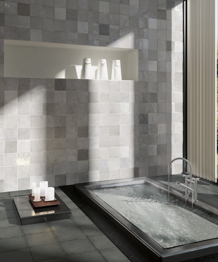 modern bathroom 5x5 tiles