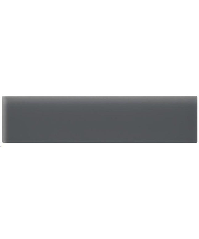 glass subway tile matte 2x8 Glass Graphite