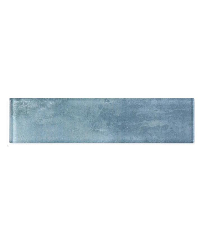 impressions rectangle glass tile gloss 2x8 Impressions Horizon Blue