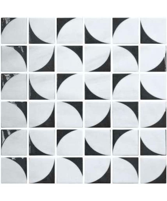Onix Icon Porcelain Mosaic Tile 2x2