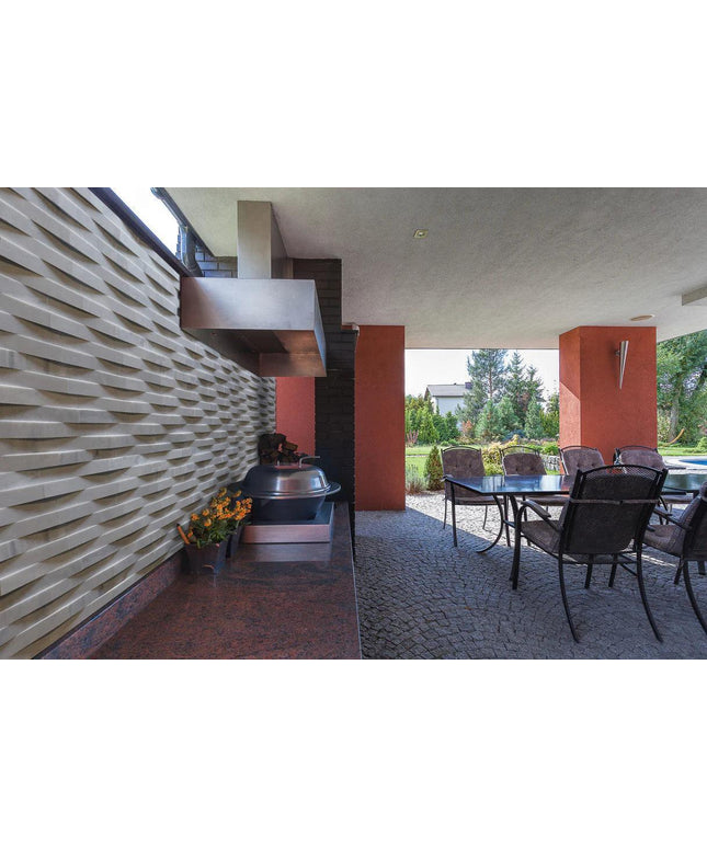 moonlit honed outdoor wall tile