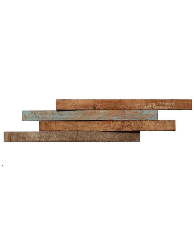 kayu v distressed timber dimensional tile Kayu Natural Painted