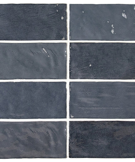 Set of dark gray tiles with a textured surface