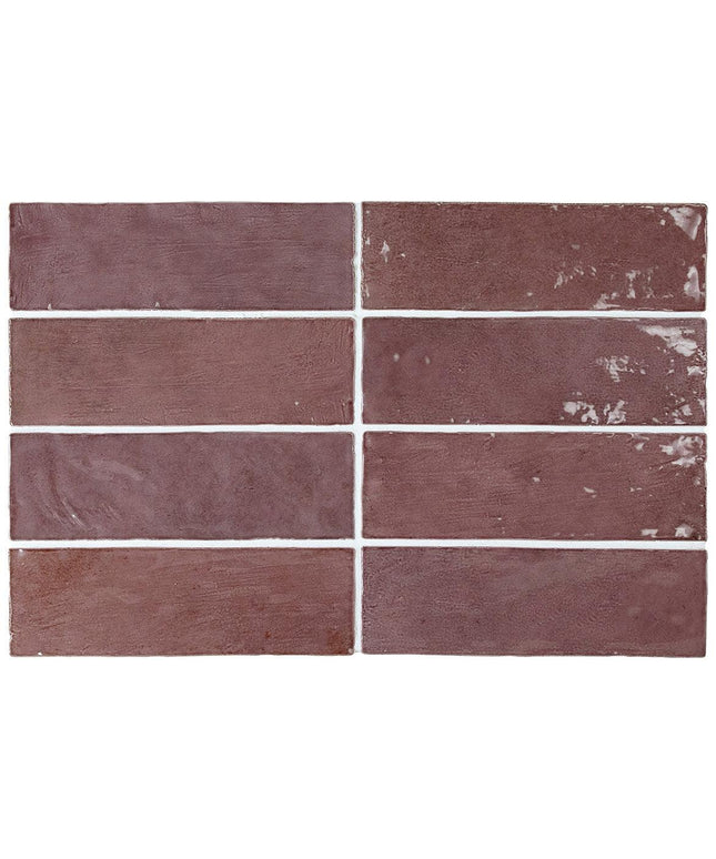 Set of six brown tiles with varying textures on a white background