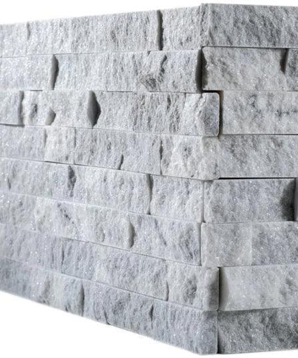 ledger corner split face textured wall tile Ledger Corner Moonlit