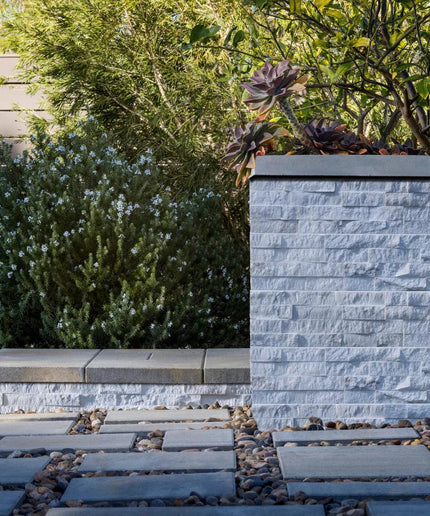 alabaster ledger corner split tile