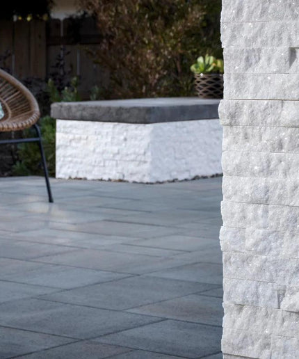 frost white ledger corner tile