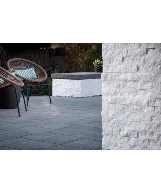frost white ledger corner tile