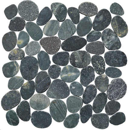 level pebble honed tile LP Medan Charcoal