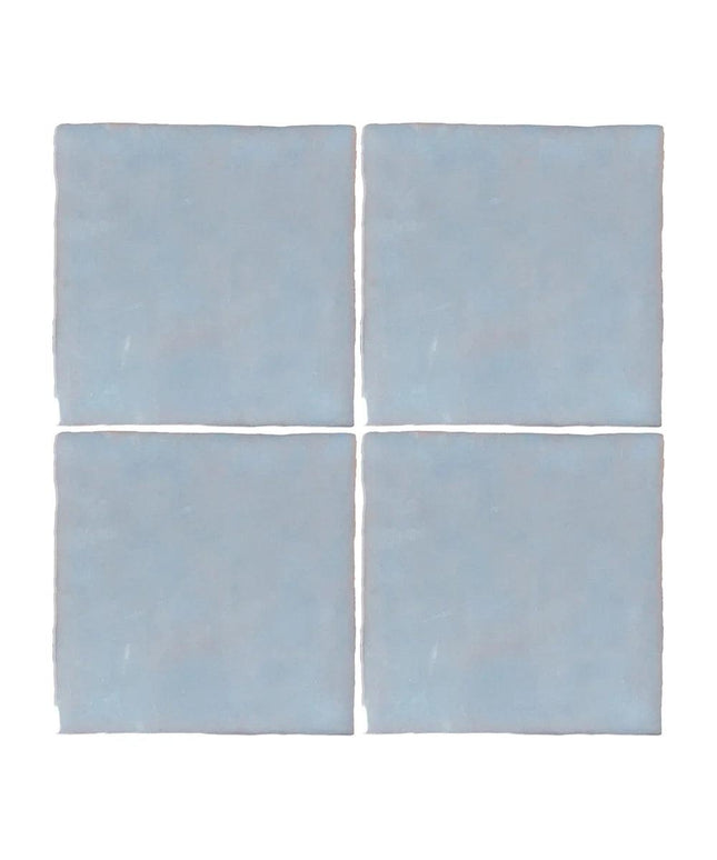 lyric blue ceramic wall tile 5x5