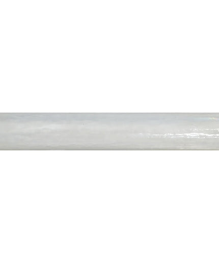 A roll of semi-translucent white plastic film or vinyl sheet shown horizontally against a plain white background.