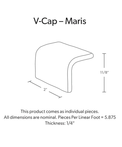 V Cap Maris 2x2 Trim Glossy
