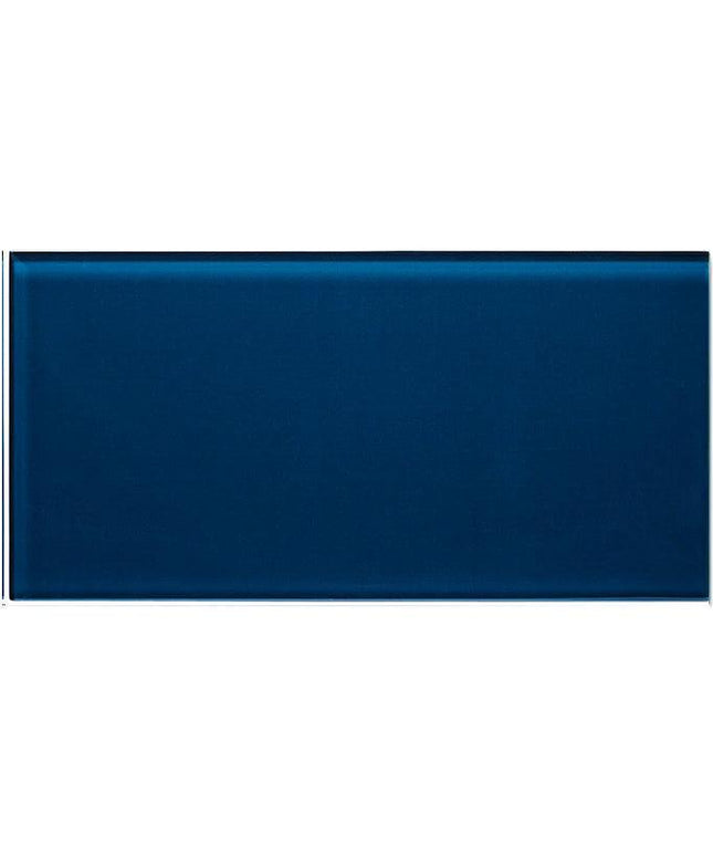 glass subway tile gloss 6x12 Glass Midnight